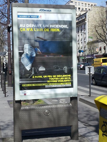 Affiche prévention incendie