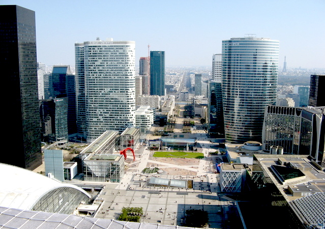 Grand Arche - Vue sur Paris