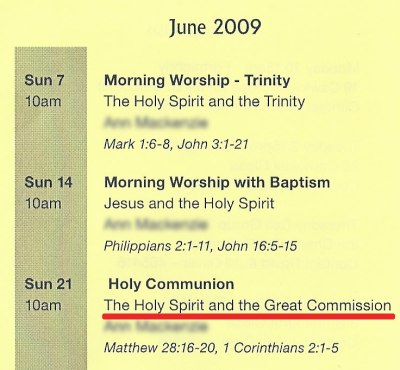 "Great Commission"