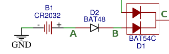 Battery & Diodes